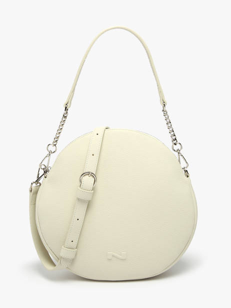 Schoudertas Anna Leder Nathan baume Beige nathan 9